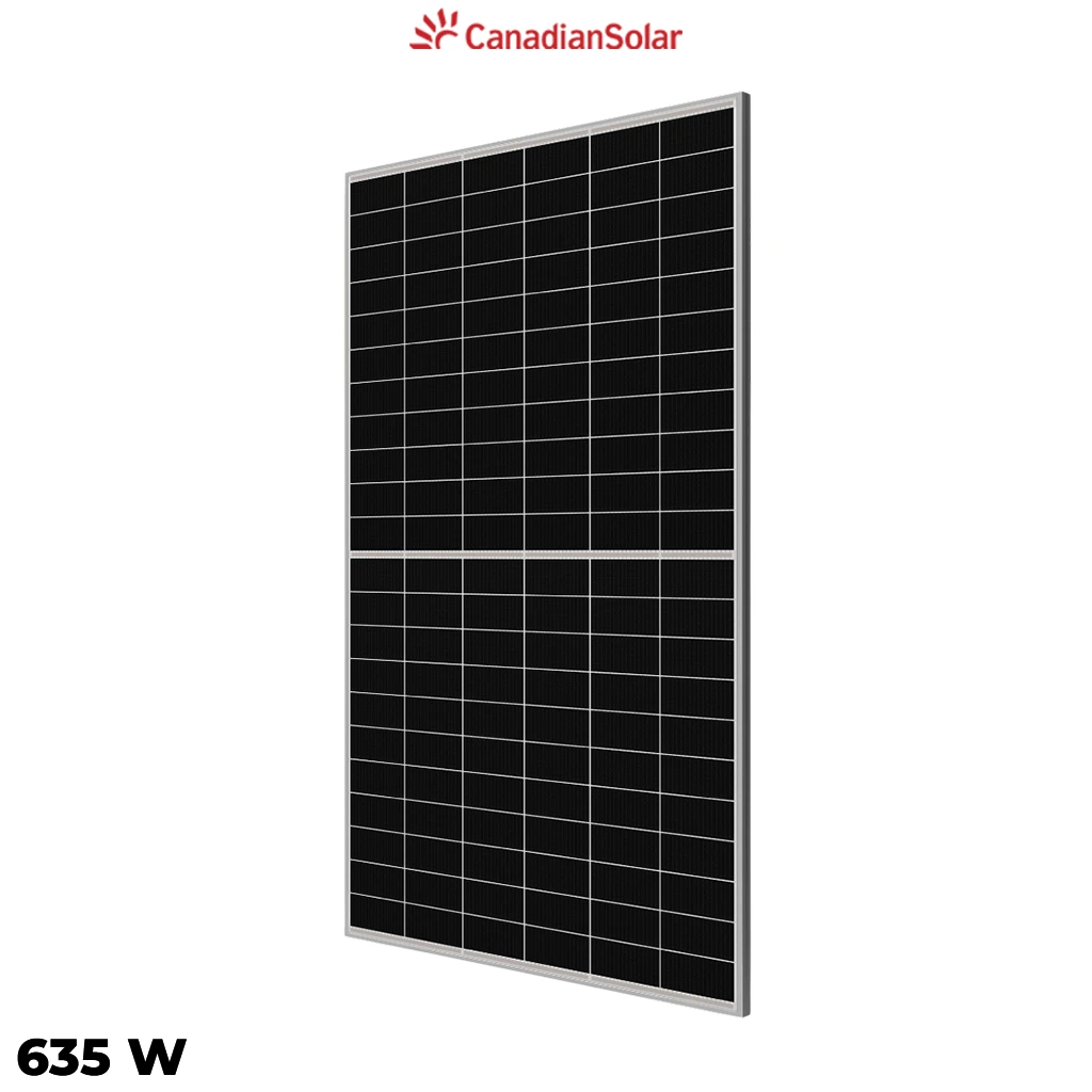 پنل خورشیدی 635 وات مونوکریستال CANADIAN SOLAR