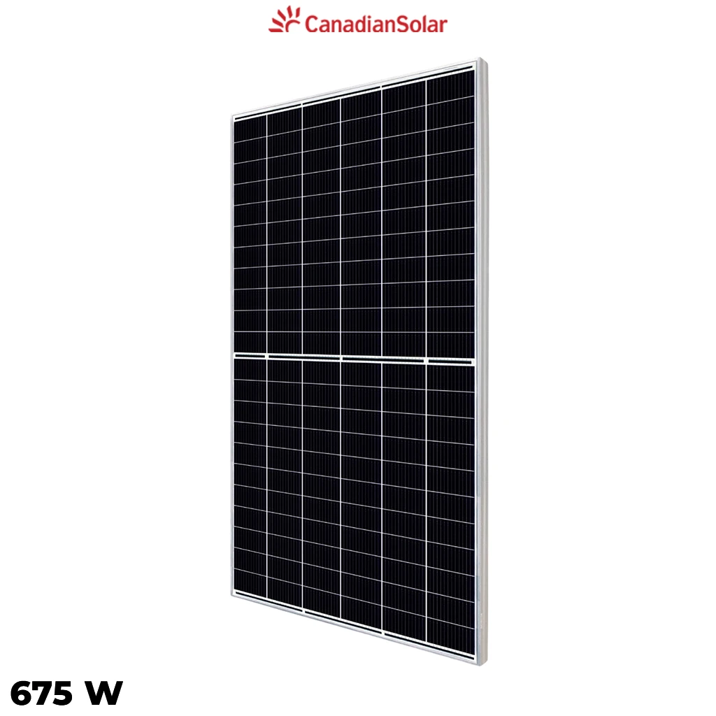 	پنل خورشیدی 675 وات مونوکریستال CANADIAN SOLAR