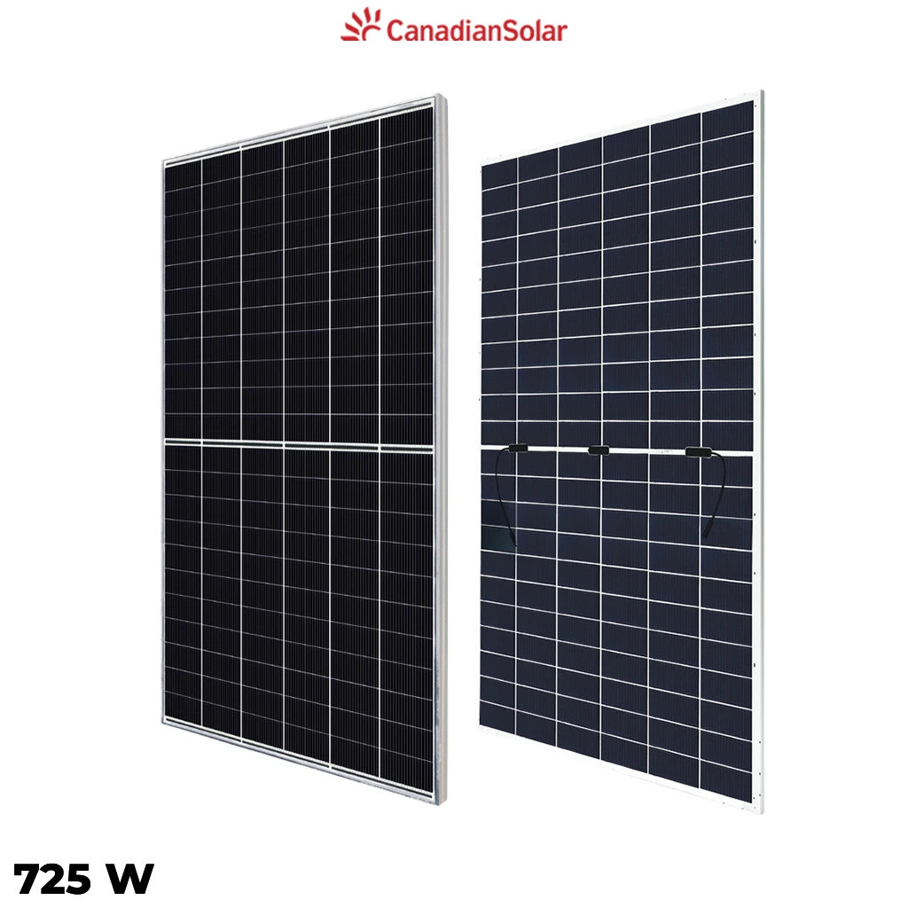 پنل خورشیدی 725 وات دوطرفه مونوکریستال CANADIAN SOLAR