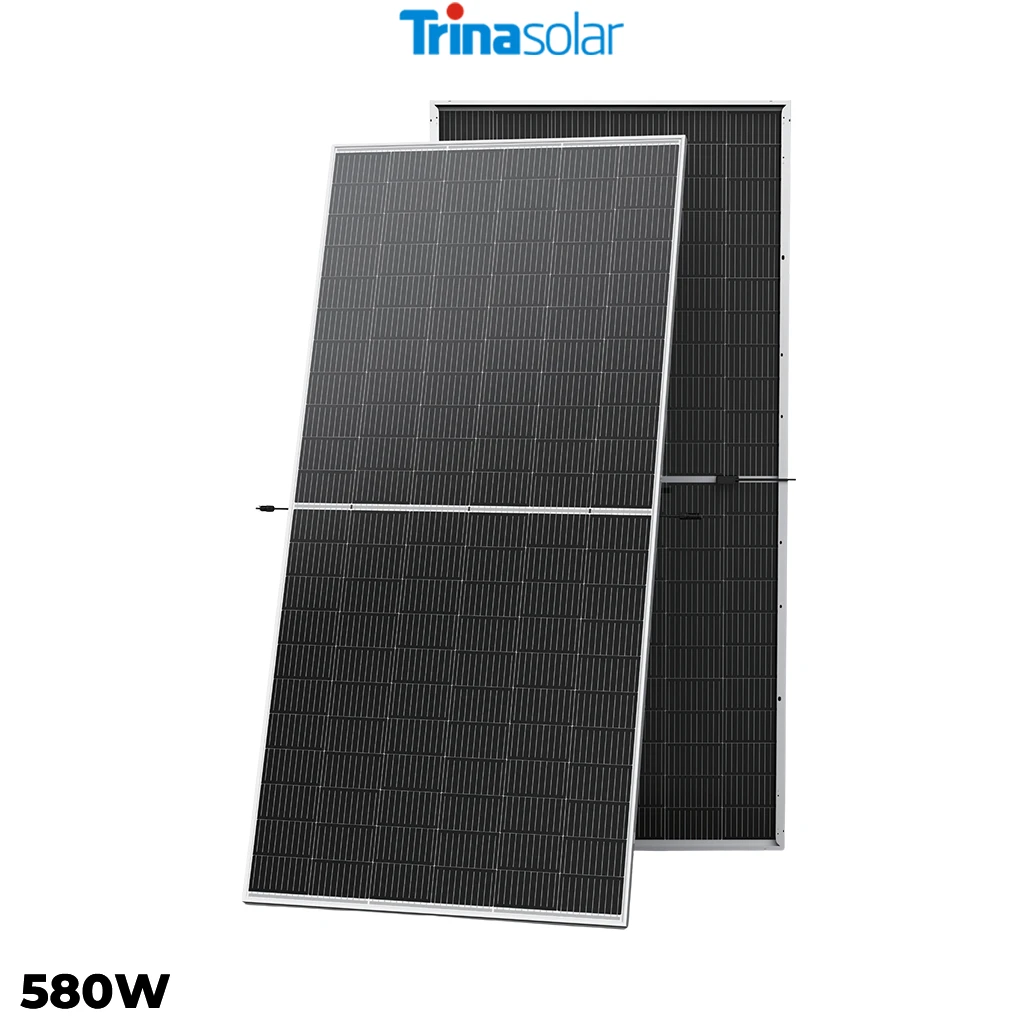 پنل خورشیدی 580 وات دوطرفه مونوکریستال TRINA SOLAR