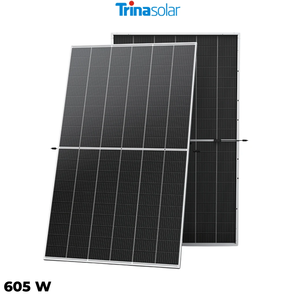 پنل خورشیدی 605 وات دوطرفه مونوکریستال TRINA SOLAR