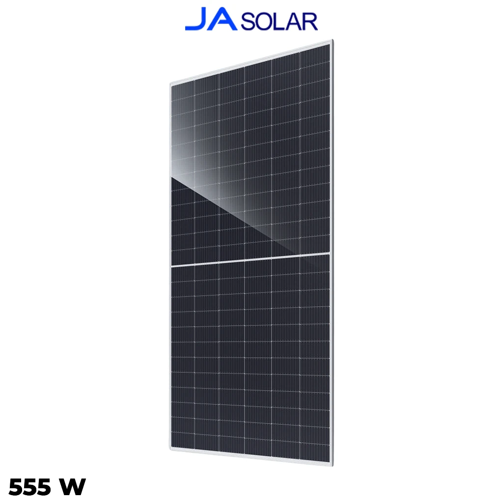پنل خورشیدی 555 وات دوطرفه مونوکریستال JA SOLAR