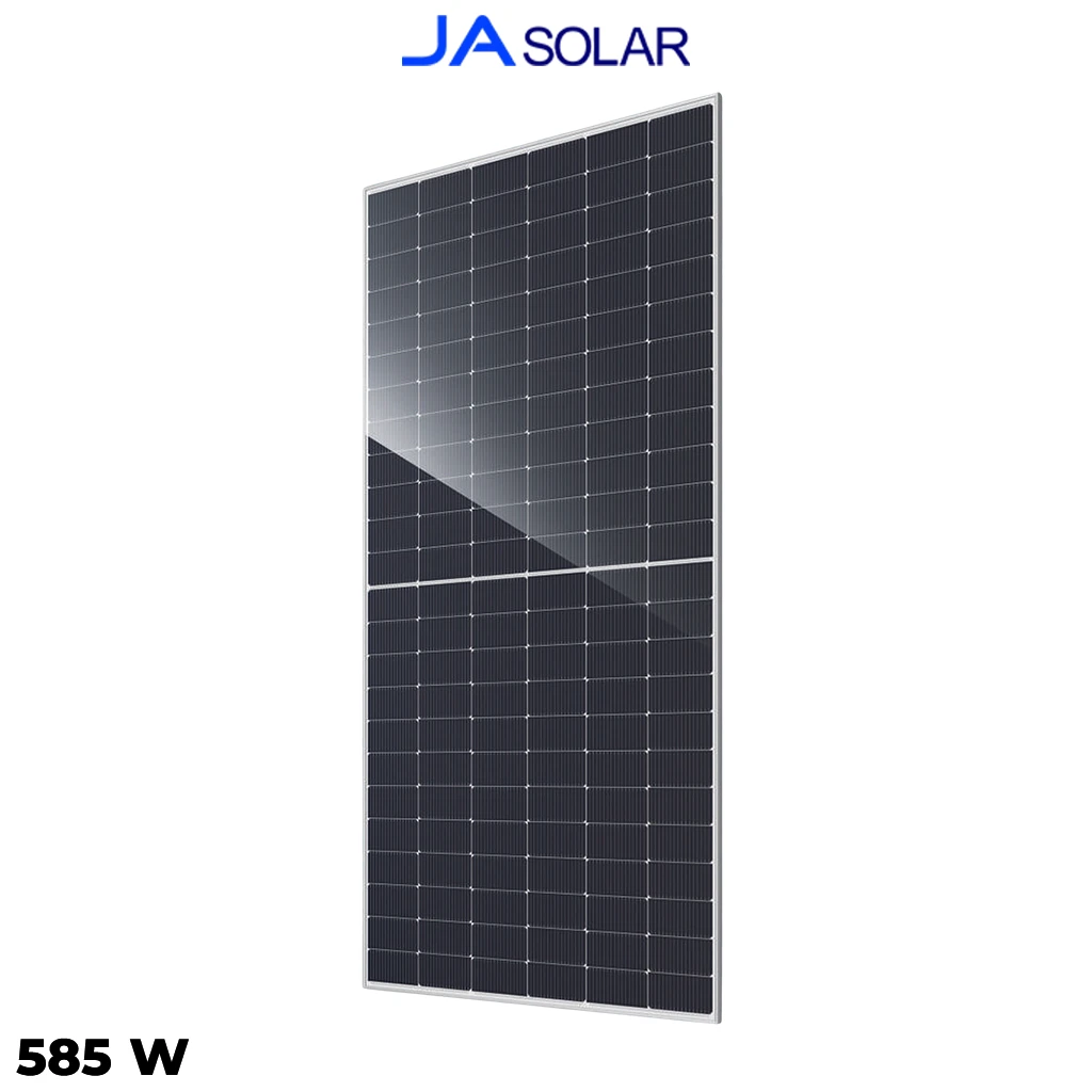 پنل خورشیدی 585 وات دوطرفه مونوکریستال JA SOLAR