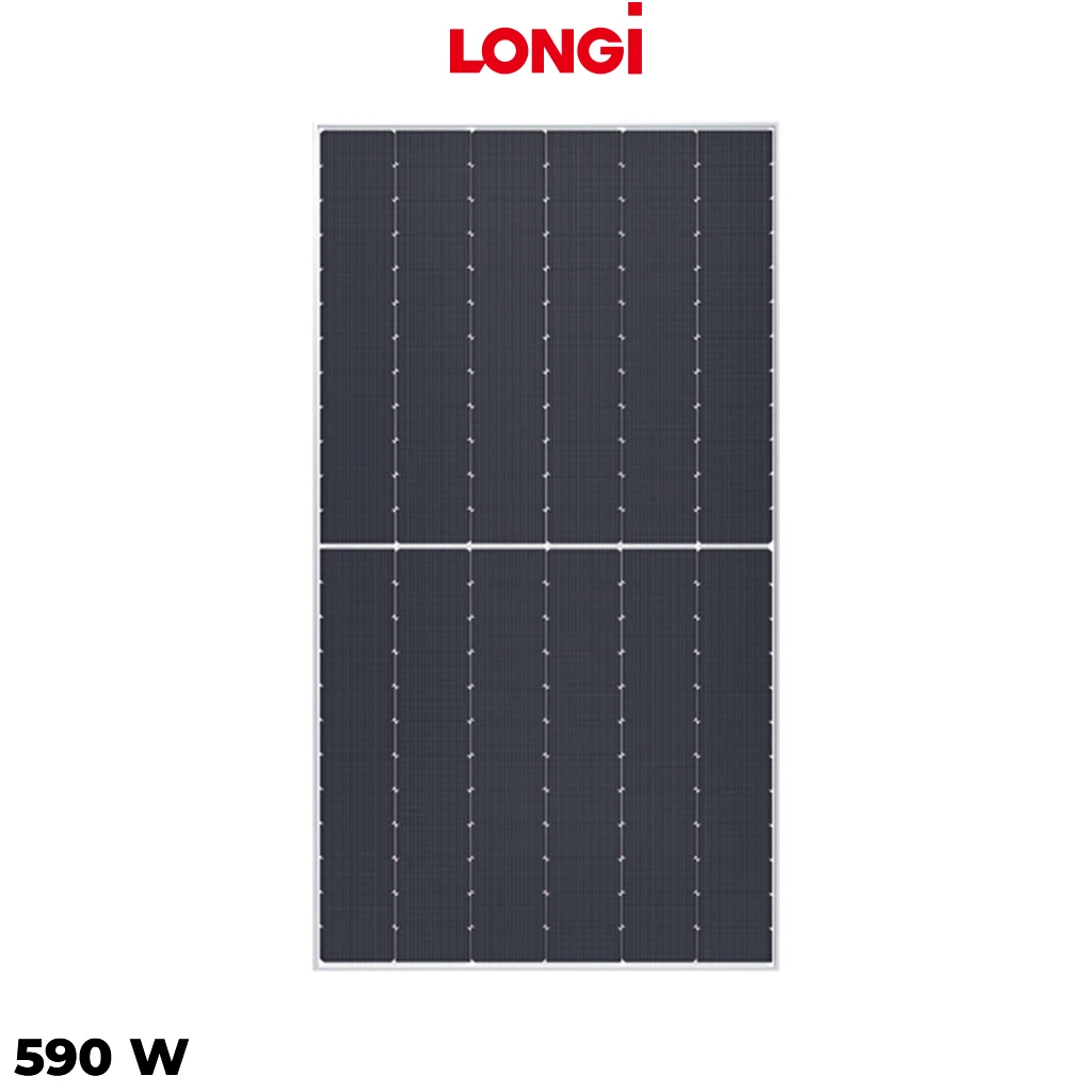 پنل خورشیدی 590 وات دوطرفه مونوکریستال LONGI SOLAR